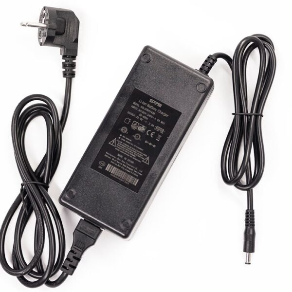 Brinckers acculader voor 36v Li-ion accu's met 5.5 x 2.1 DC laadcontact