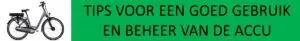 Tips gebruik en beheer fietsaccu